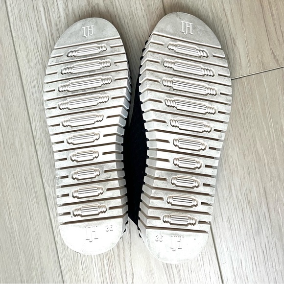 ILSE JACOBSEN Tulip 3373 Black Nubuck Slip-On Loafers Size 36 - Picture 8 of 9